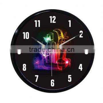 12" metal Smart light silence wall clock