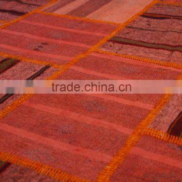 Patchwork Rug - Handwoven Vintage Turkish Rug photo-4