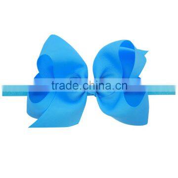 Deshine 15*8cm Big Ribbon Hair Bow Headband For Baby ZX1669 photo-6