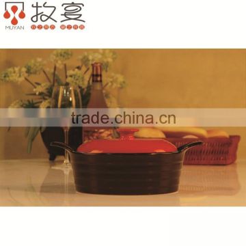 Chaozhou MUYAN Ceramic casserole with lid cookware 2016 new design