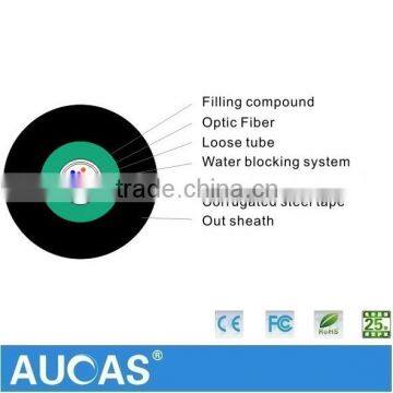 Outdoor Central Tube Filled Steel-PE 12 Core Single Mode GYXTW Fiber Optic Cable photo-5