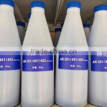 printer consumable and good steady blue toner for AR351 451 453 copier machine