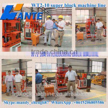 WT2-10 Brazil Interlocking Paver Brick Making Machine in South Afric photo-6