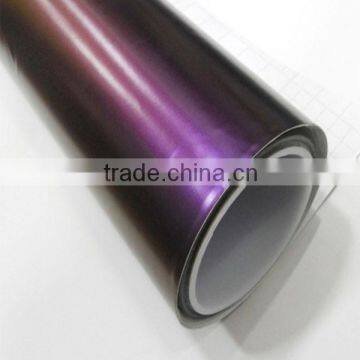 Durable pvc self-adhesive air free bubbles mirror chameleon car body film