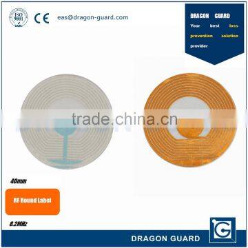 eas label 30mm round rf soft label tag R33