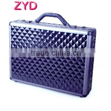 Aluminum Material + Lattice Pattern, Case Type, Laptop Protective Travel Aluminum Flight Carry Case ZYD-HZMbc001