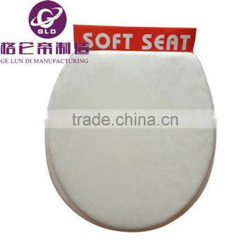 GLD High Quality Hot Sale WC Colorful 17 Inches Thick Sponge Durable Household Toilet Lid PVC Soft Adult Toilet Seat Cover Spong photo-4