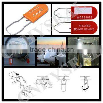 How to Defeat Plastic Padlock Seal With Wire Hasp CH510 photo-3