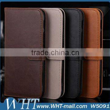 Mobile Phone Accesories Leather Flip Case for HTC One M8 Bulk Buy from China