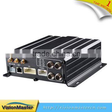 High Definition 720P 4ch SSD Free CMS Software GPS 4G Mobile DVR