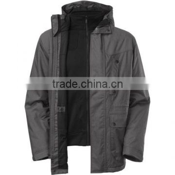 waterproof and breathable 3 in 1 winter men jacket