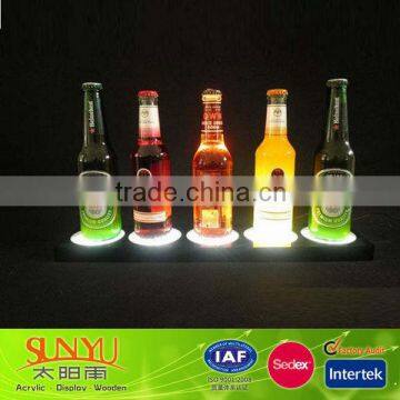 Custom Colorful LED Acrylic Wine Display Stand Wholesale