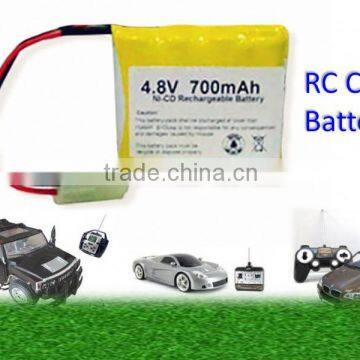 Twist Rc Car Battery/NiCD Battery Pack 4.8V 700 mAh NiCd Battery pack for RC Car/Battery Operated Outdoor
