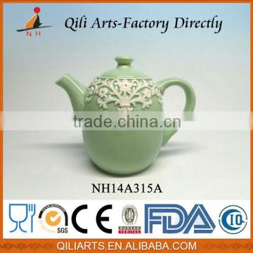 2015 retail Delicate Ceramic turkish teapot