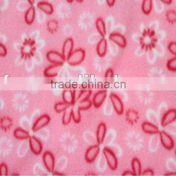 pink floral fleece blanket