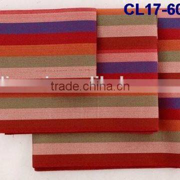 CL17-60(19) March Promotion Big Sale Colorful Line African High Quality New Aso Oke Headtie Handcut Three Pieces Aso Oke Headtie photo-4