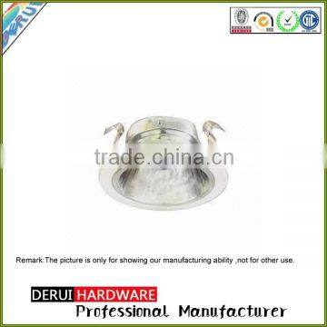 downlight spare part deep draw metal parts china aluminium accessories light cover