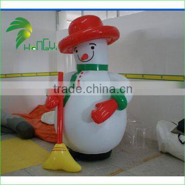 Smile High Quality Lovely Decoration Christmas Inflatable PVC Bright Snowman
