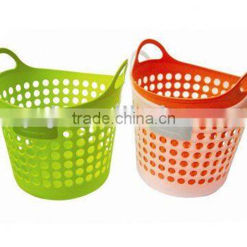 Plastic Supermarket/shopping Baskets,plastic Flexible Laundry Basket,multi-hunction Basket