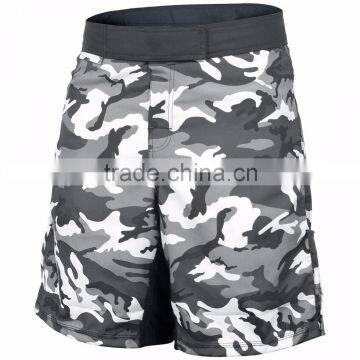 Grey Muay Thai Shorts,Sublimation Short, Fight Short, Mma Gear, Boxing Short, Customized MMA Short Style-08