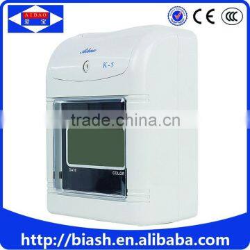 employee time card punch time clock attendance machine