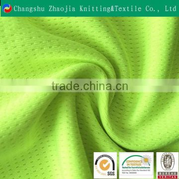 Fluorescence dri fit bird eye mesh fabric Oeko-Tex Standard 100 certificated from China factory