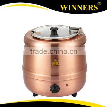 Hot Selling Easy Clean Bronzed 10L Stainless Steel Electric Soup Kettle