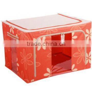 Fabric Folding Storage Box With Window photo-2