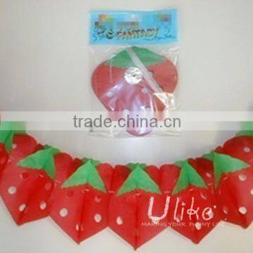 fruit tissue paper garland party decoration