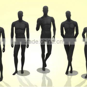 Series Matt Black Stand Male Mannequin