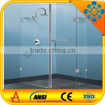 modern design 8mm color tempered sliding glass shower door for high-end market