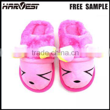Latest Custom Made Plush Funny Indoor House Slipper , Bulk Kid Home Animal Shape Slipper photo-2