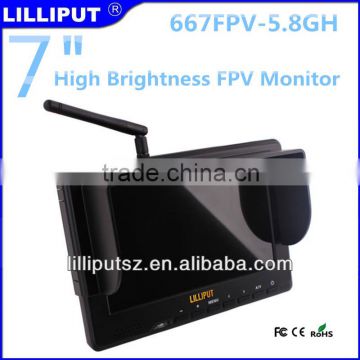 Lilliput 667FPV-5.8GH 7 inch hdmi monitor with 5.8GHz Wireless AV Receiver