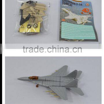 Kids self assemble 4D jet plane toy