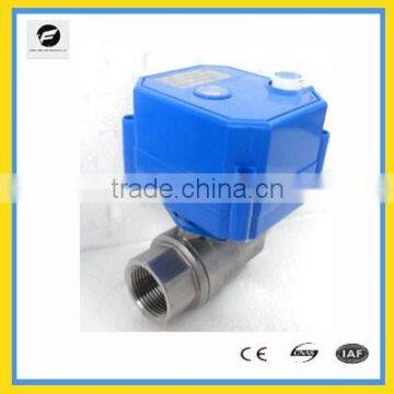 CWX25S 2 way stainless steel 1" 25mm motorised bal valve with manual function when power shut off for Irrigation equipment