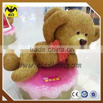 Fiberglass bear statue decorations for shop service