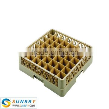 49-polypropylene glass racks beige colour and Glass & tray rack and Glass Wash Holder Display Rack with NSF (SY-CT5F SUNRRY)