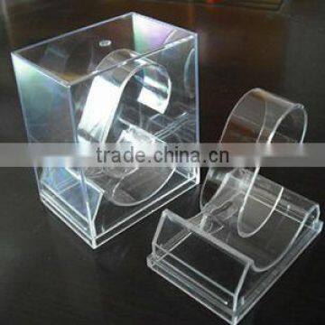 transparent plastic elegant watch box