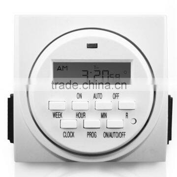 Honest Supplier SINOWELL 7-Day Weekly Dual Outlet Digital Timer