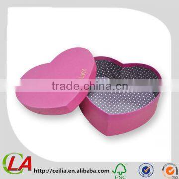 Christmas , Valentine Festival Heart Shape Gift Packaging Box