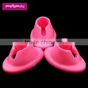 2015 Pink Color Plastic Base Nail Polish Bottle Holder