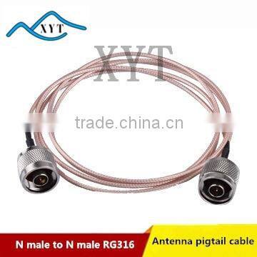 Factory Price N Type Male to N Type Male RG316 Wifi Antenna Coaxial Cable