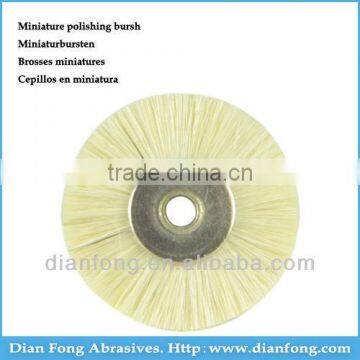 22mm White Goat Hair Wheel Dental Laboratory Polishing Brush