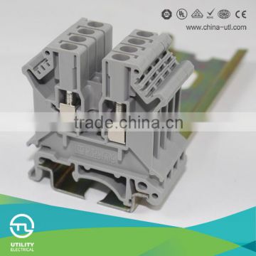 Feedthroughs and Connectors UTL Electrical Electric Connectors din-rail PA66 VO phoenix hot sales Termianl Block                        
                                                Quality Choice