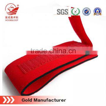 Black Neoprene Fabric Elastic Strap Wristband photo-2