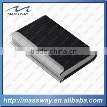 Wholesale Custom Luxury Metal Genuine Leather Business Card Holder photo-5