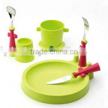 Novelty Silicone Handle S/S Kitchenware