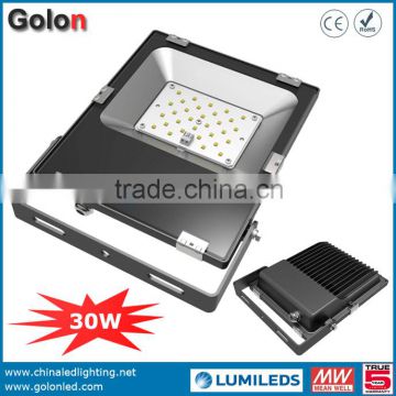 Mini led flood lighting with PhilipsSMD 30w flood lighting streamline stylelish design portable tennis court flood lighting