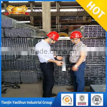 30*60 galvanized rectangular steel tube for construction