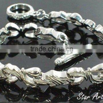 2012 new fashion jewelry,wholesale good quality bracelets,stainless steel flower bracelet and bangle B030